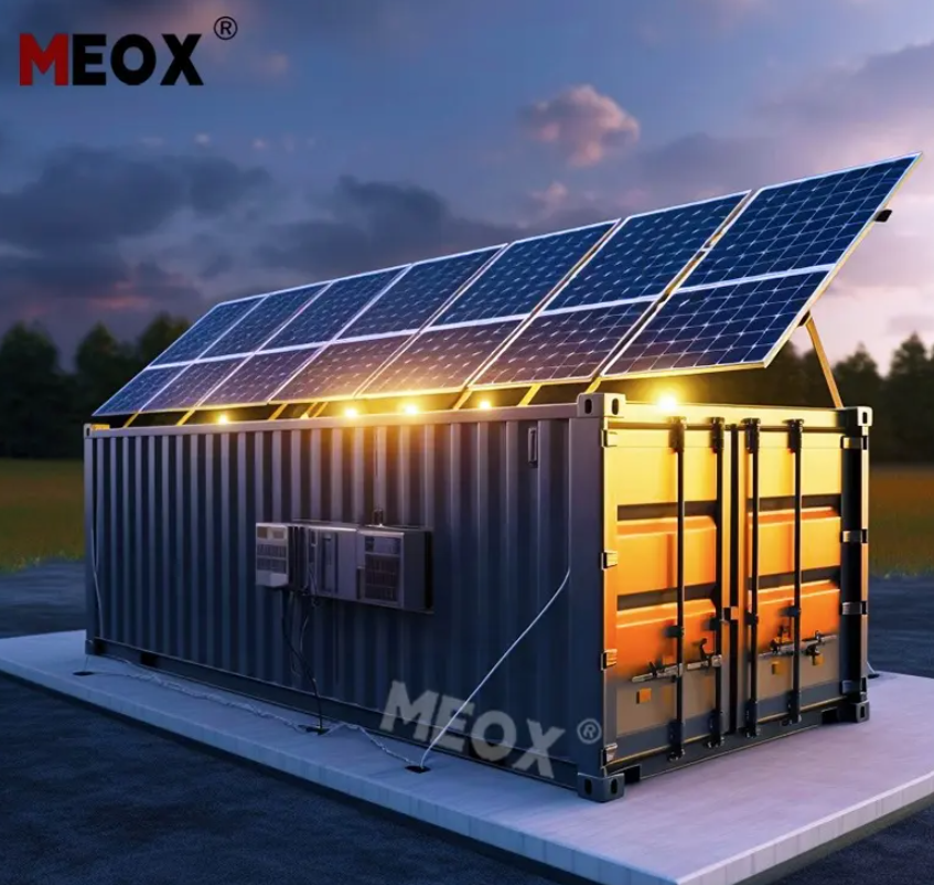 MEOX Containerized 20 40 ft Container off Grid Container Mobile Solar Power System - Image 2