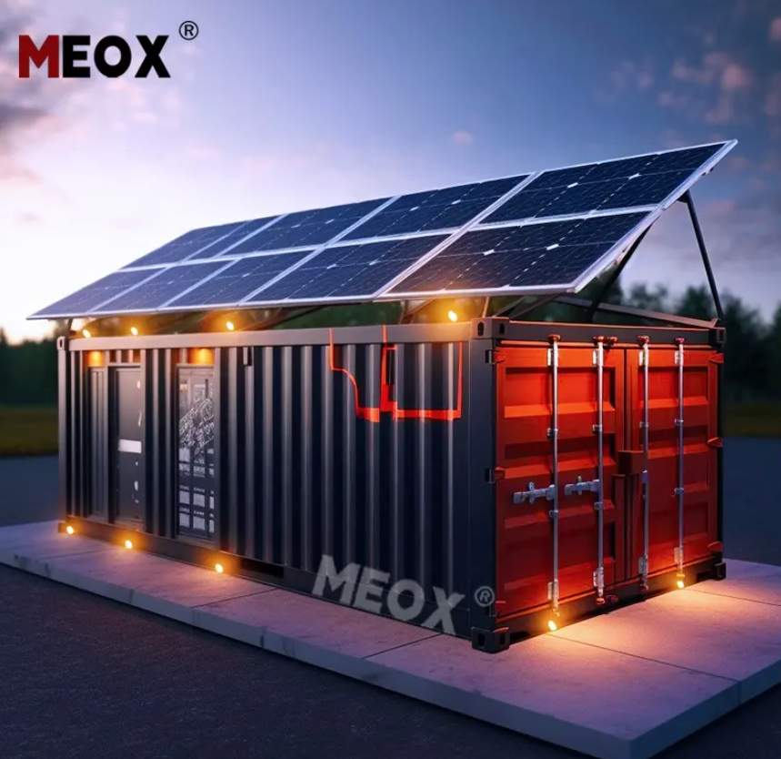MEOX Containerized 20 40 ft Container off Grid Container Mobile Solar Power System - Image 4