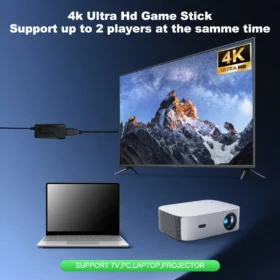 Retro Game Console - Classic Video Games with 4K HDMI, Built-in 20000+ Games, Dual 2.4G Wireless Controllers