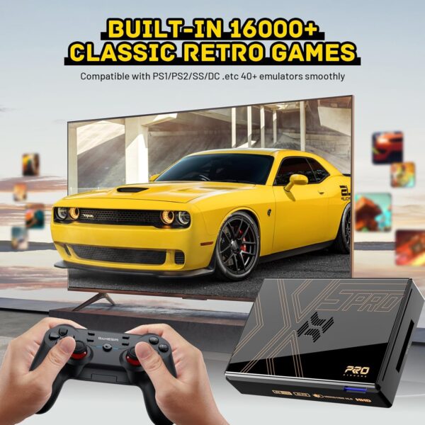 X5 PRO Retro Gaming Console with 16000+Games,Android 12.0 - Image 3
