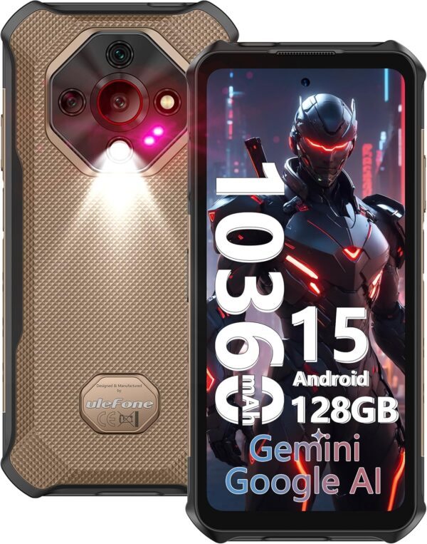 Ulefone Armor X16 Rugged Smartphone, 10360mAh(33W) 12+128GB/2TB