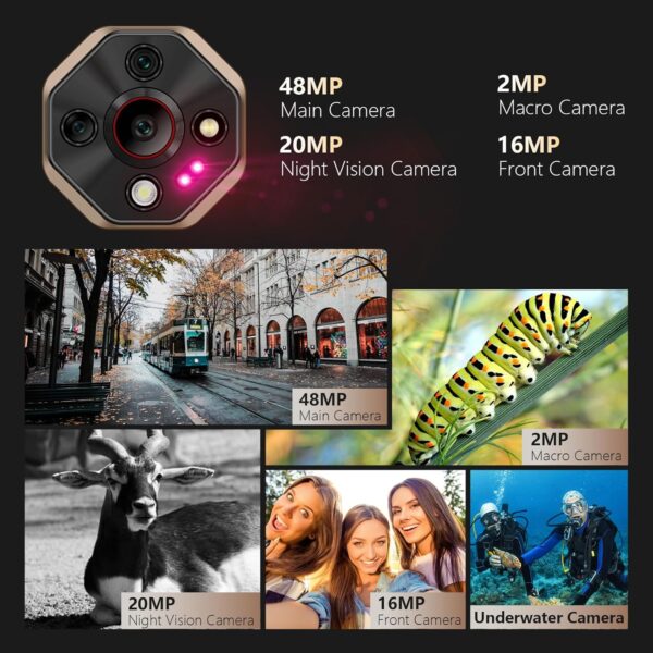 Ulefone Armor X16 Rugged Smartphone, 10360mAh(33W) 12+128GB/2TB - Image 6